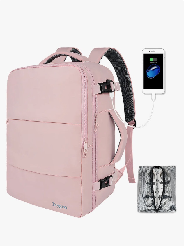 Riqui - Mochila De Viaje Mujer Rosa