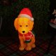 thumbnail image 2 of Decoración Navideña Iluminada de Perro Golden Retriever con Sombrero de Santa, 61 cm – Alpine, 2 of 4