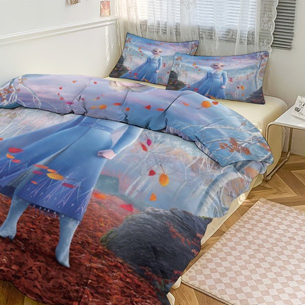 Frozen 'Magical Winter' Kids Twin Bedding Set Girls And Boys