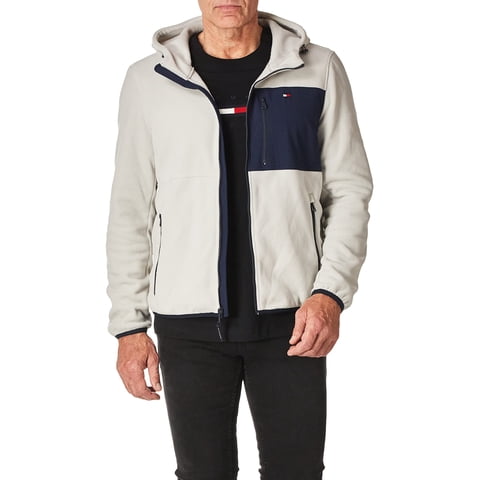 Chaqueta Tommy Hilfiger De Forro Polar De Alto Rendimiento Con Capucha Para Hombre