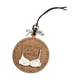 thumbnail image 2 of Divertidos Adornos Navideños Memorables Incluye Cinta Conmemorativa Redonda Sujetador Blanco, 2 of 3