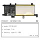 thumbnail image 2 of Batería de repuesto Hubei 7,6 V 38 Wh para la serie Asus VivoBook, 2 of 6
