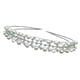 thumbnail image 1 of Rhinestone Nupcial Tiara Corona Diadema Tocado Para Novia Mujer Flor Niña Doble Capa, 1 of 5