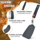 thumbnail image 5 of Tres juegos de espátula de silicona para sartén antiadherente, espátula de cocina resistente al calor, adecuada para sartén antiadherente, utensilios de cocina grandes y flexibles y espátula de goma s, 5 of 6