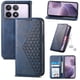 thumbnail image 5 of Funda Flip FOXDOCK para Xiaomi POCO F6 Pro 5G , Estilo Billetera con Diseño Rombo, Correa de Mano y Soporte, Uso Diario, 5 of 6