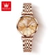thumbnail image 3 of Reloj de Cuarzo para Mujer Esfera Esmeralda Detalles de Cristal Correa Acero Inoxidable verde para uso diario variante verde, 3 of 3