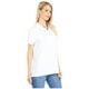 thumbnail image 3 of Polo Tommy Hilfiger liso de manga corta blanco para mujer, 3 of 3