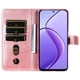 thumbnail image 4 of Funda con Cremallera para Realme 12 5G, Carcasa Cartera de Cuero PU con Soporte y Tarjetero, 4 of 6