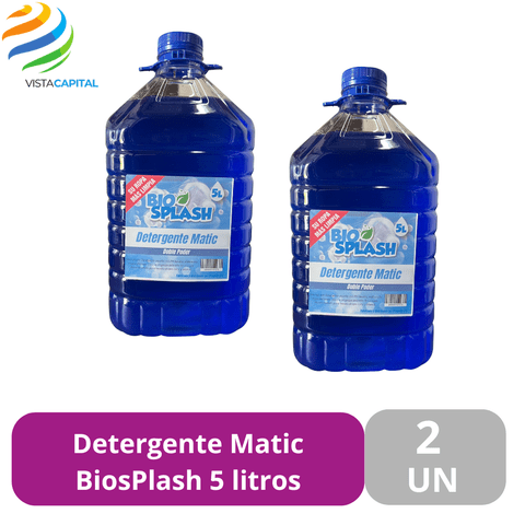 Proquim - Detergente Matic Biosplash 5 Litros 2 Unidades