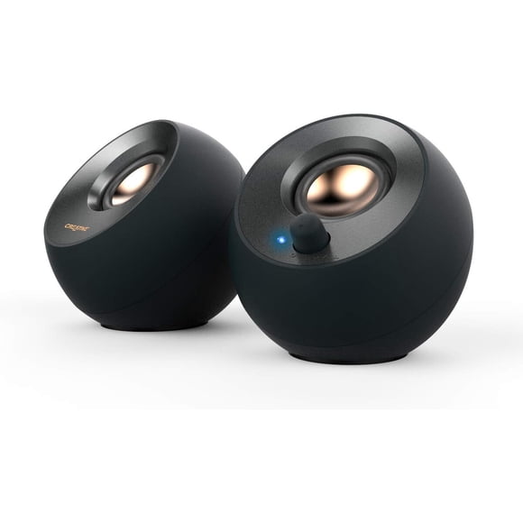 Parlantes Creative Pebble V2 2.0 USB-C 8W RMS Negros