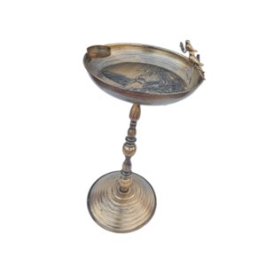 Magideal - Comedero De Metal Para Pájaros, Accesorios De Baño Para Pájaros, Jardín, Fácil De Limpiar, Comedero Multifuncional Para Pájaros, Decoración De Jardín Latón