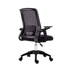 Genérico - Silla De Escritorio Crusec Ergonómica Con Tapizado De Mesh Negra