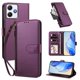 thumbnail image 2 of Funda con Billetera para [Xiaomi Redmi 12 4G/5G] con Bolsillo Zipper y Tarjetero Violeta, 2 of 6