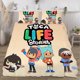 thumbnail image 4 of Toca Life Soft 3D Printed Duvet Cover Bedding Set with Comforter Cover 3 Piece Set, 4 of 5