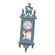 thumbnail image 2 of Reloj De Pared Para Casa De Muñecas A Escala 1:12, Modelo De Estilo Vintage, Decoración DIY, Escena Azul, 2 of 5
