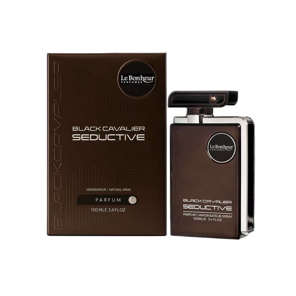 Perfume Le Bonheur Black Cavalier Seductive EDP 100 ml para hombre
