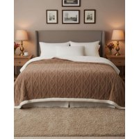 Imac Hogar - Frazada Manta Polar Sherpa Térmica Plaza Y Media