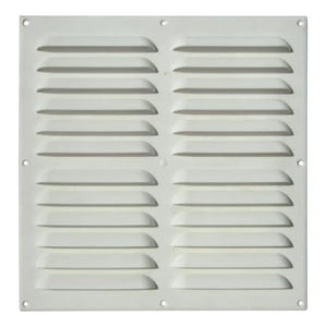 Celosía Ventilación Pvc Plana 30X30 Cm Blanco 1Un Dvp