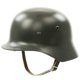thumbnail image 1 of Casco IMA Réplica M35 de la Segunda Guerra Mundial, Acero Liso Gris‑Verde, 1 of 8
