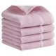 thumbnail image 1 of REGALWOVEN Juego de Toallas de Mano Decorativas a Rayas para Baño, Toallas Faciales de Algodón Suaves y Absorbentes para Spa, Baño, Gimnasio, Cocina Rosa 4 Piezas, 1 of 5