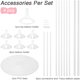 thumbnail image 2 of Soporte para Globos LBNZC Transparente, 4 Sets, 28 Globos, 2 of 3