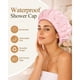 thumbnail image 3 of Gorro de ducha Edoneery reutilizable impermeable de 12 in, 3 of 3