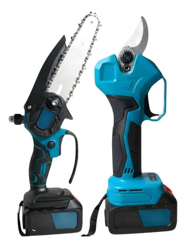 Genérico - Kit Motosierra Tijera Podar Inalámbrica Portátil Jardín Jhn