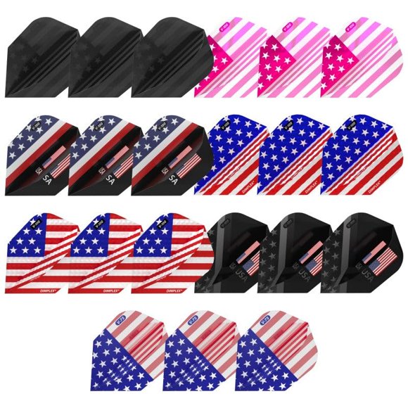 Alas de dardo Viper de GLD - Pack variado con bandera americana