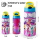 thumbnail image 2 of Superkitties Botella de Agua con Tapa Pop Top de Un Toque, Acero Inoxidable, a Prueba de Fugas, para Deportes, Botella Infantil azul 12 oz, 2 of 6