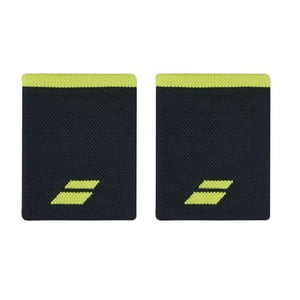 Muñequera Babolat Jumbo Negro Amarillo X2 Tenis Padel