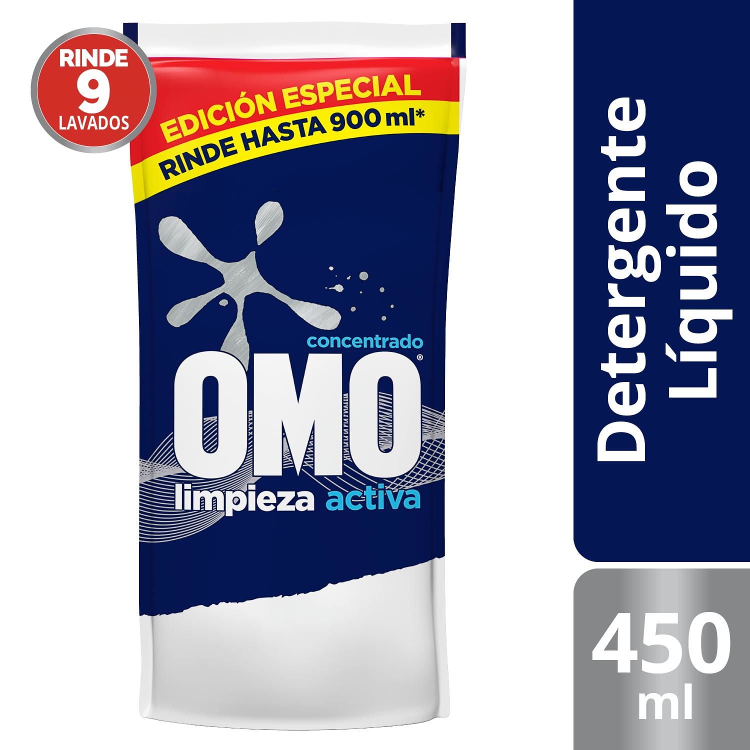 Detergente Líquido Ultra Power Doypack 450 ml Omo