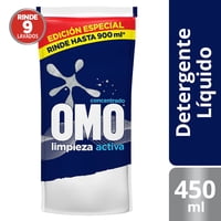 Detergente Líquido Ultra Power Doypack 450 Ml Omo