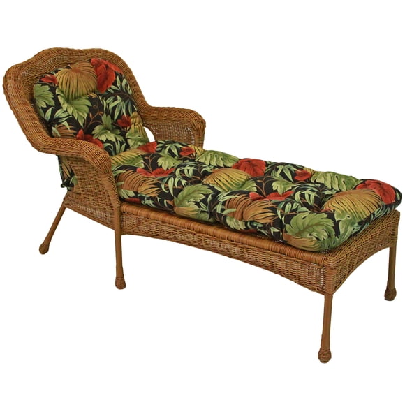 Cojín de chaise lounge Blazing Needles en forma de U para exteriores
