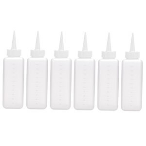 Ioensy - Botella Con Aplicador Graduado De 6 Unidades Con Punta Y Tapa Para Uso Doméstico En Peluquería