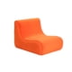 thumbnail image 2 of Sofa Komodo 1c Felpa Naranja, 2 of 4
