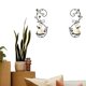 thumbnail image 4 of Candelabros de pared con portavelas JUWISCONSIN Antique, juego de 2, 4 of 5