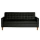 thumbnail image 1 of Futón Sofá Cama Genova Pu Negro, 1 of 4
