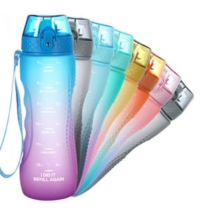 Botella De Agua Oldley 25 Oz Con Filtro Y Tapa Con Pajilla Motivacional