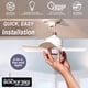 thumbnail image 2 of Ventilador De Techo Bell+howell Socket Breeze Con Luz Led De 5 Velocidades 1000 Lm, 2 of 6