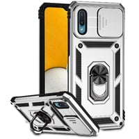 Estuche Gangxun Para Samsung Galaxy A02, Soporte Giratorio 360°, Estilo Mecánico Y Magnético