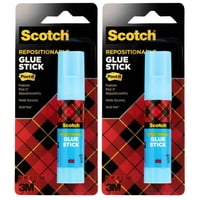 Barra Adhesiva 3M Extraíble Y Rescolable De 14 Ml, Paquete De 2