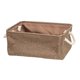 thumbnail image 5 of Compartimiento plegable de la tela de la cesta del almacenamiento de la tela con las manijas llevar café M, 5 of 5