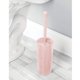 thumbnail image 2 of Set de escobilla y soporte para inodoro mDesign Aura Light Pink, 2 of 9