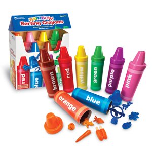 Lápices De Colores Para Clasificar Arcoíris De Toy Learning Resources, 56 Piezas, Más De 3