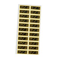 Magideal - Pegatinas De Peso Etiquetas De Pila De Pesas Calcomanías De Clasificación De 5-110 Kg Pegatinas De Números Para Entrenadores De Resistencia Accesorios