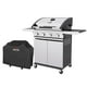 thumbnail image 1 of Set Parrilla a Gas 4 Quemadores New York Inox + Funda L, 1 of 4