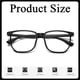 thumbnail image 4 of Gafas de sol miopes con protección contra la luz azul, estilo retro, abigarradas, para hombre, lisas, de cara grande, delgadas, grises, para mujer, 4 of 5