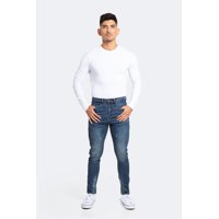 Idem - Jeans Hombre Skinny Azul Con Drimen Focalizado Suave 46