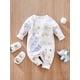 thumbnail image 4 of Baby Cute Cartoon Koala Long Sleeve Crew Neck Rompers, 4 of 5