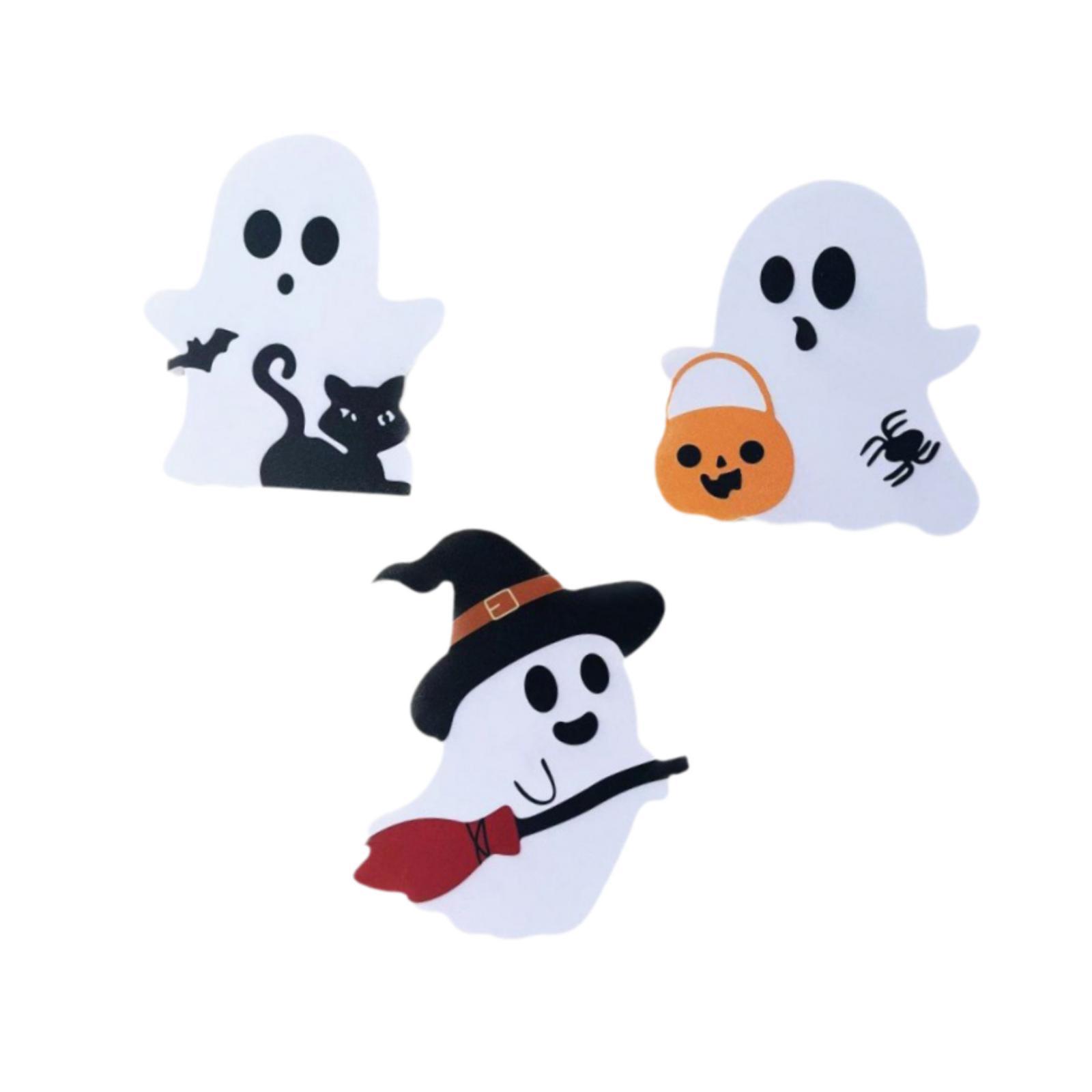 Magideal - Colección De 3 Piezas De Decoración De Fantasmas De Halloween Para La Entrada, La Sala De Estar Y El Escritorio.